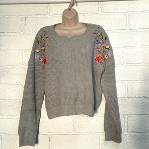 Embroidered Sweater